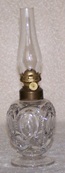 9" Rare Mini Oil Lamp