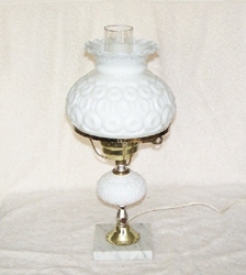 18" Opal Table Lamp