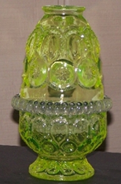Vaseline Fairy Lamp