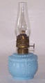 Blue Milkglass Mini Lamp